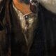 Portrait fumeur de pipe, XIXe