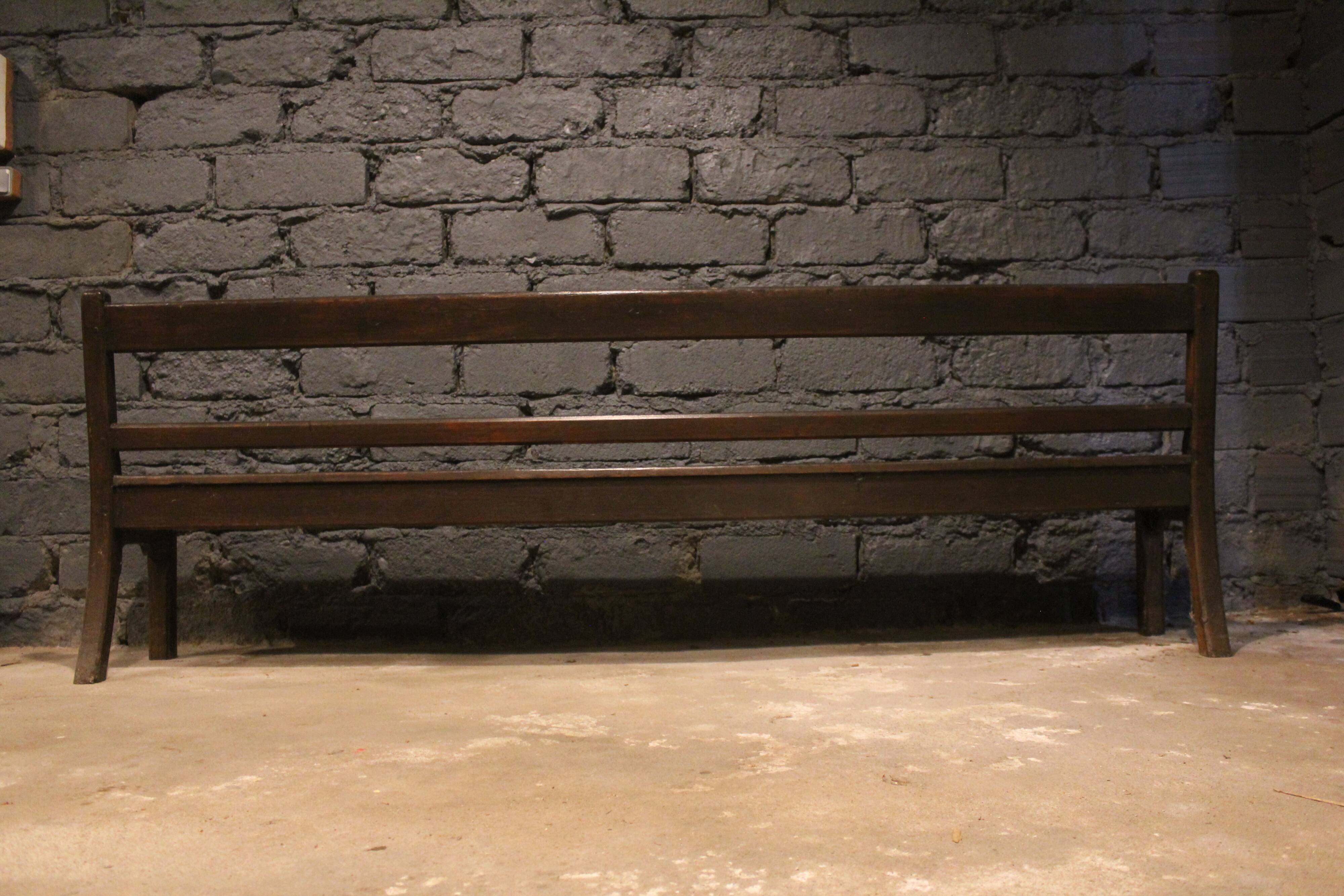 Pair of monastery benches