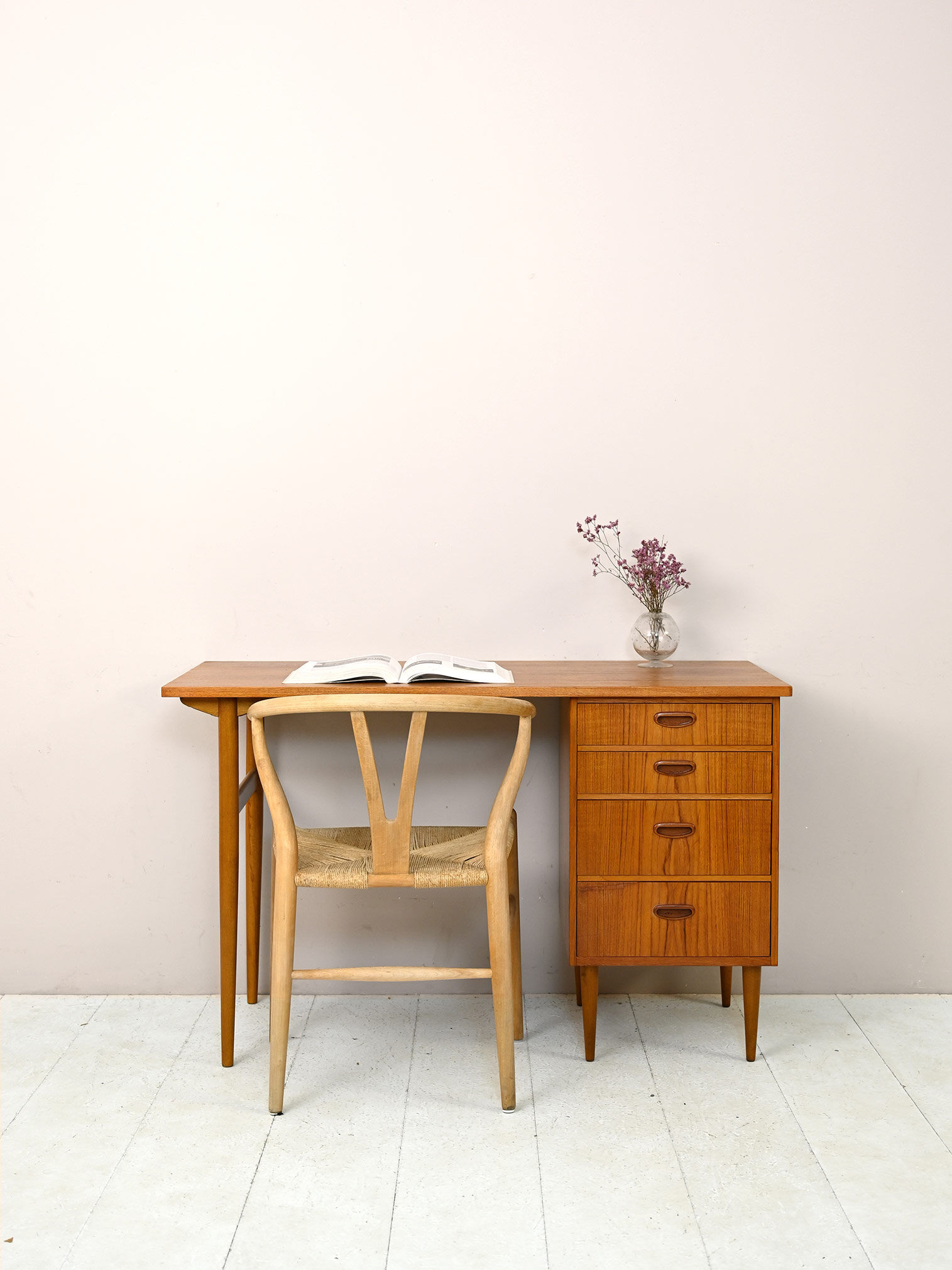 Scandinavian modernism 1960s desk