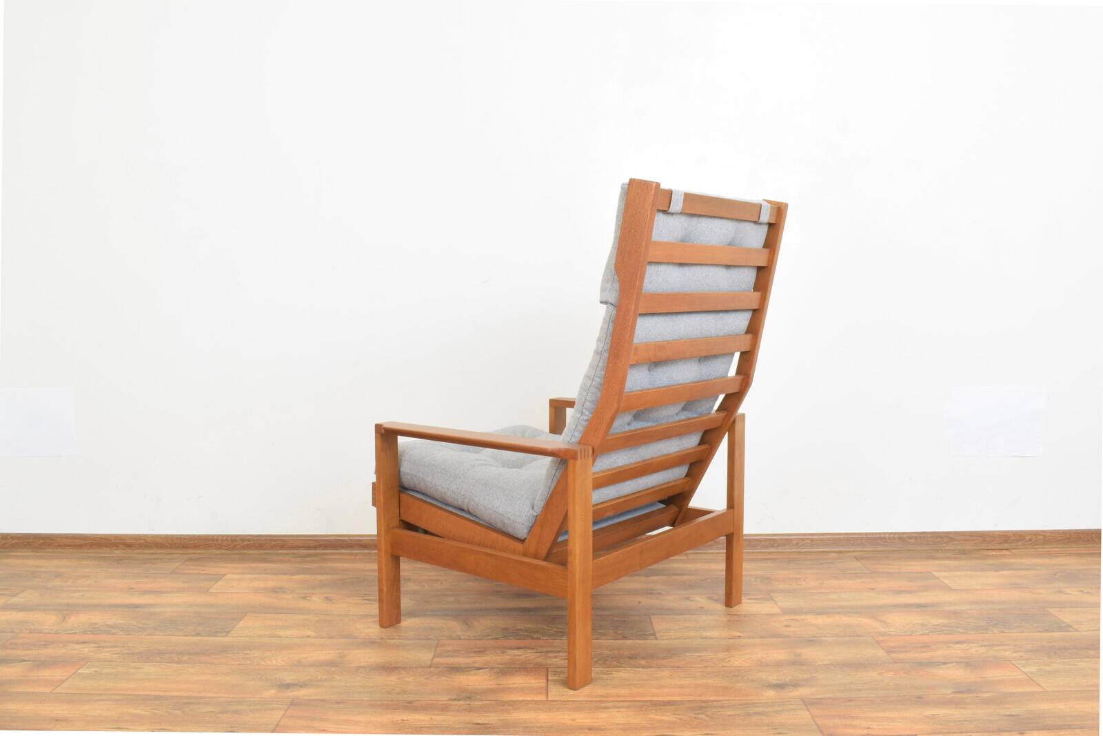 Mid-Century Danish Oak Armchair by Leif Alring for Madsen & Schubell, 1960s