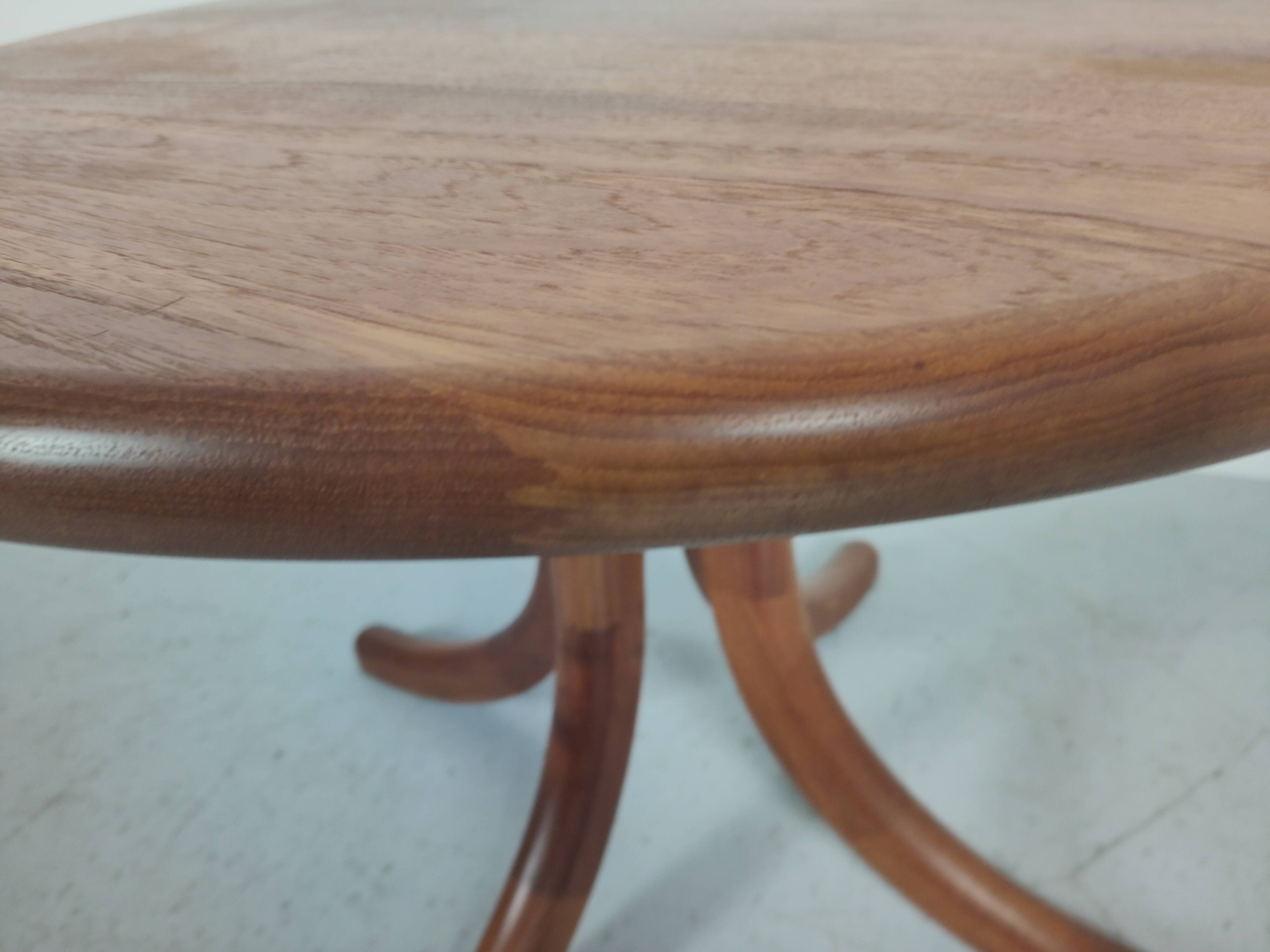 Table basse en teck Massif, Danemark 1970s