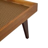 Vintage daybed minimalist design in Teak and Oak 1960s