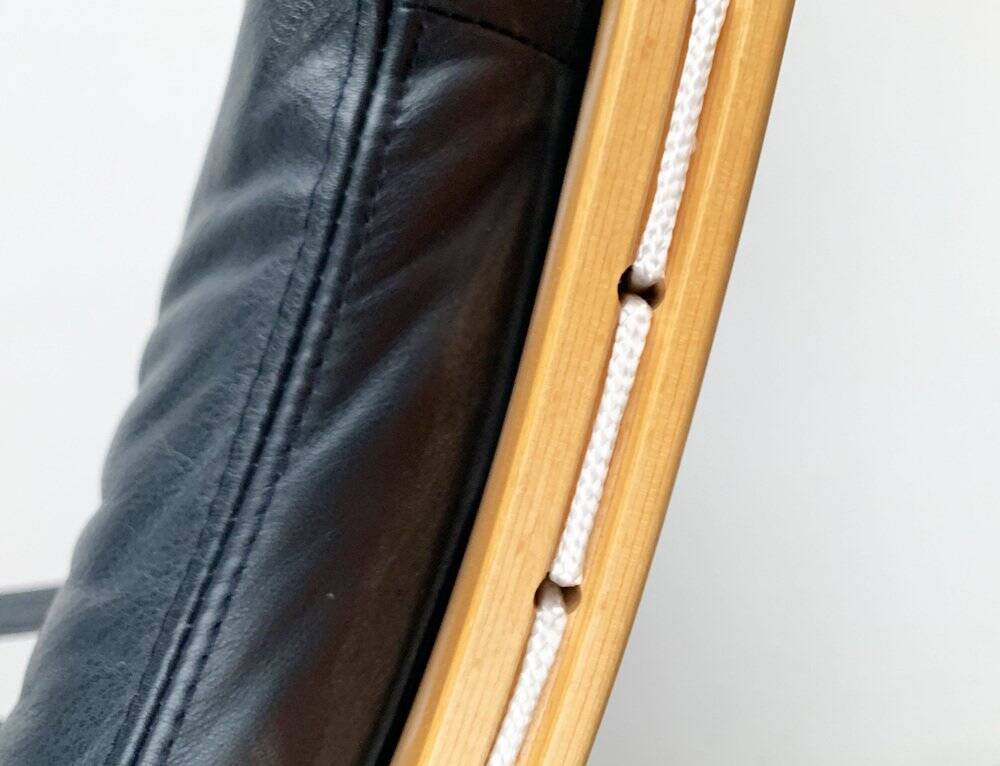 Siesta lounge chair set in Norwegian leather with ottoman by Ingmar Relling for Ekornes