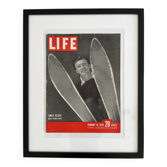 LIFE MAGAZINE 40s 50s 60s SKI MONT BLANC MEGEVE SWITZERLAND