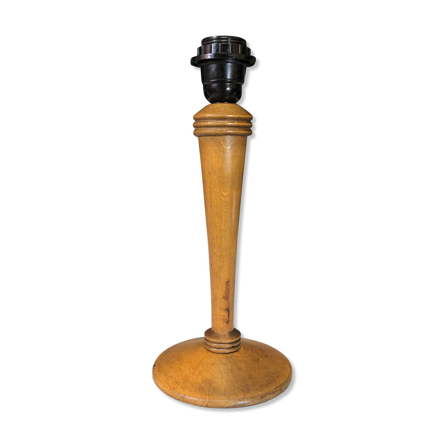 Vintage wooden lamp foot