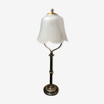 Lampe bronze et laiton 1900