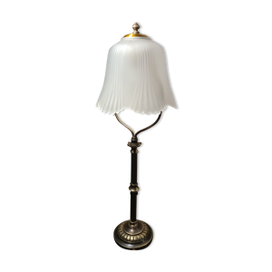 Lampe bronze et laiton