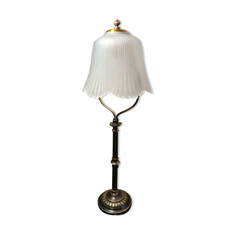 Lampe bronze et laiton 1900