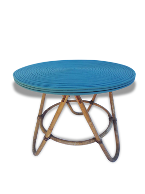 Table basse rotin