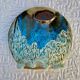 Vase en ceramique a decor abstrait signature a identifier