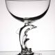 Coupe en cristal de JG Durand pied dauphin