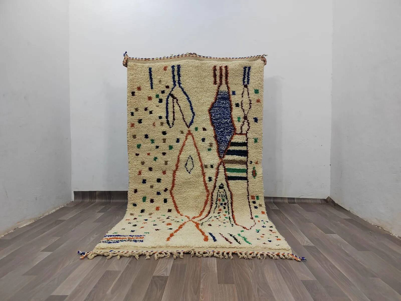 Large handmade Berber rug 3 x 2 m