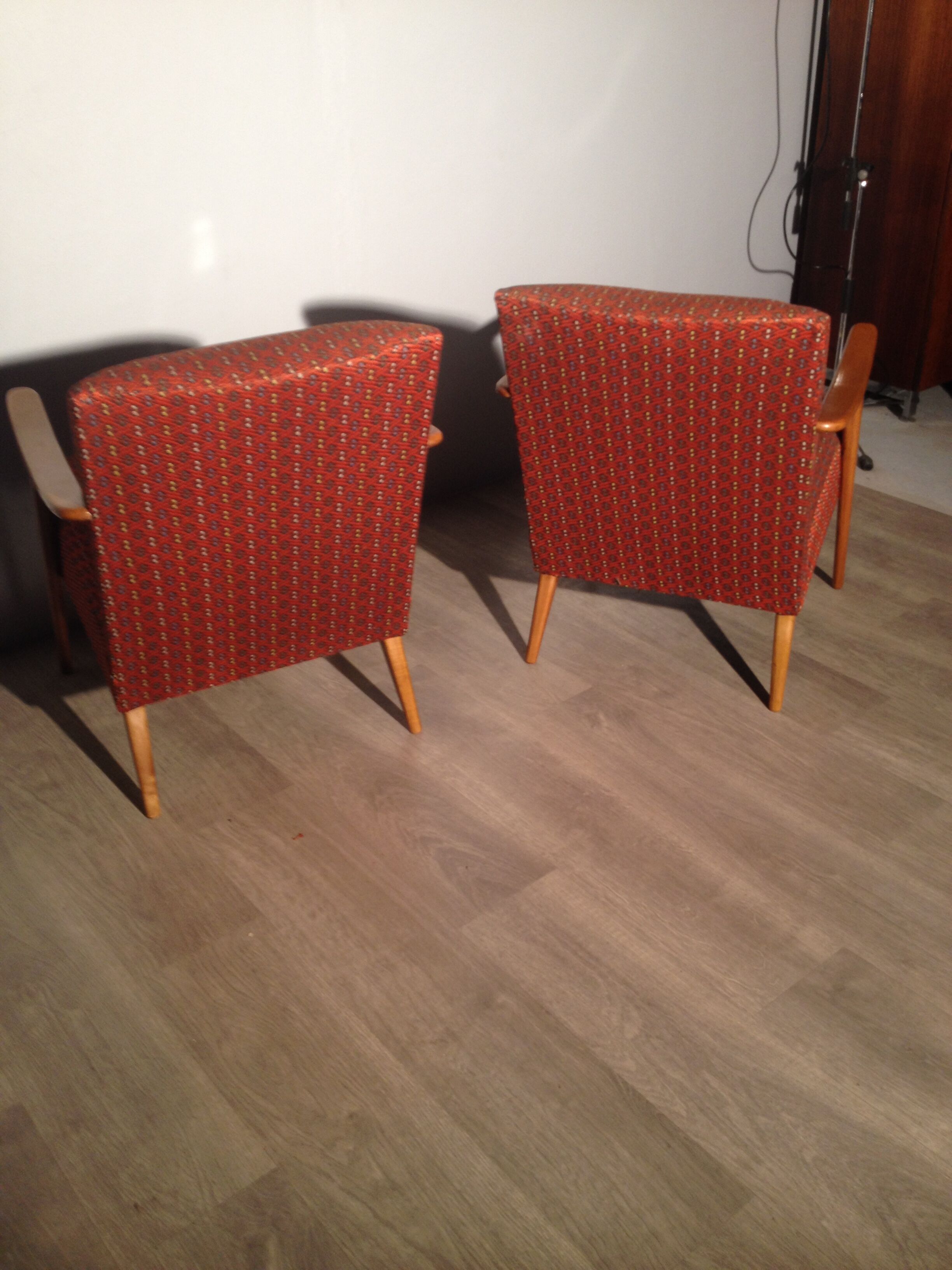 Paire de fauteuils vintage