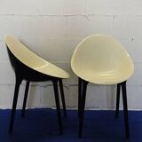 2 Starck chairs for Kartell, "super impossible" model