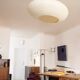 Organically shaped suspension made of ecological fibers