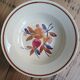 Lot de 12 assiettes creuses vintage motif bordeaux caramel