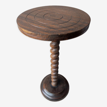 Table selette gueridon bois tourné