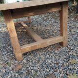 Solid oak farmhouse table 3m