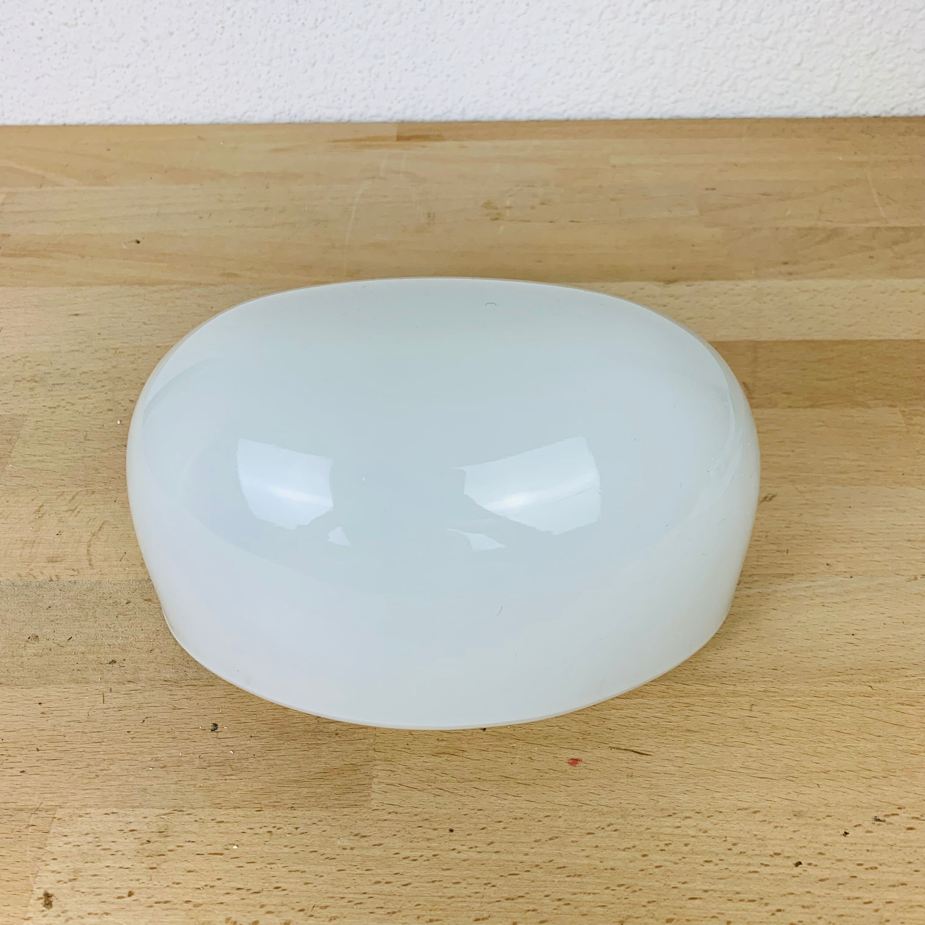 Vintage opaline globe wall lamp