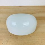 Vintage opaline globe wall lamp