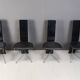 Set of 4 Concorde Dining Chairs with Leather Seats by Torstein Flatøy for Bahus