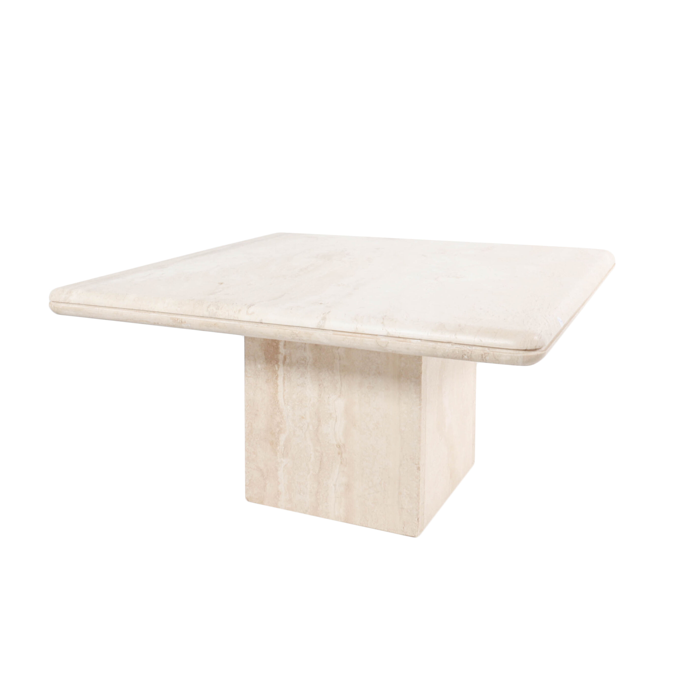 Vintage travertine coffee / side table