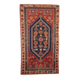 Handmade antique Persian Shiraz rug 97cm x 180cm 1920s