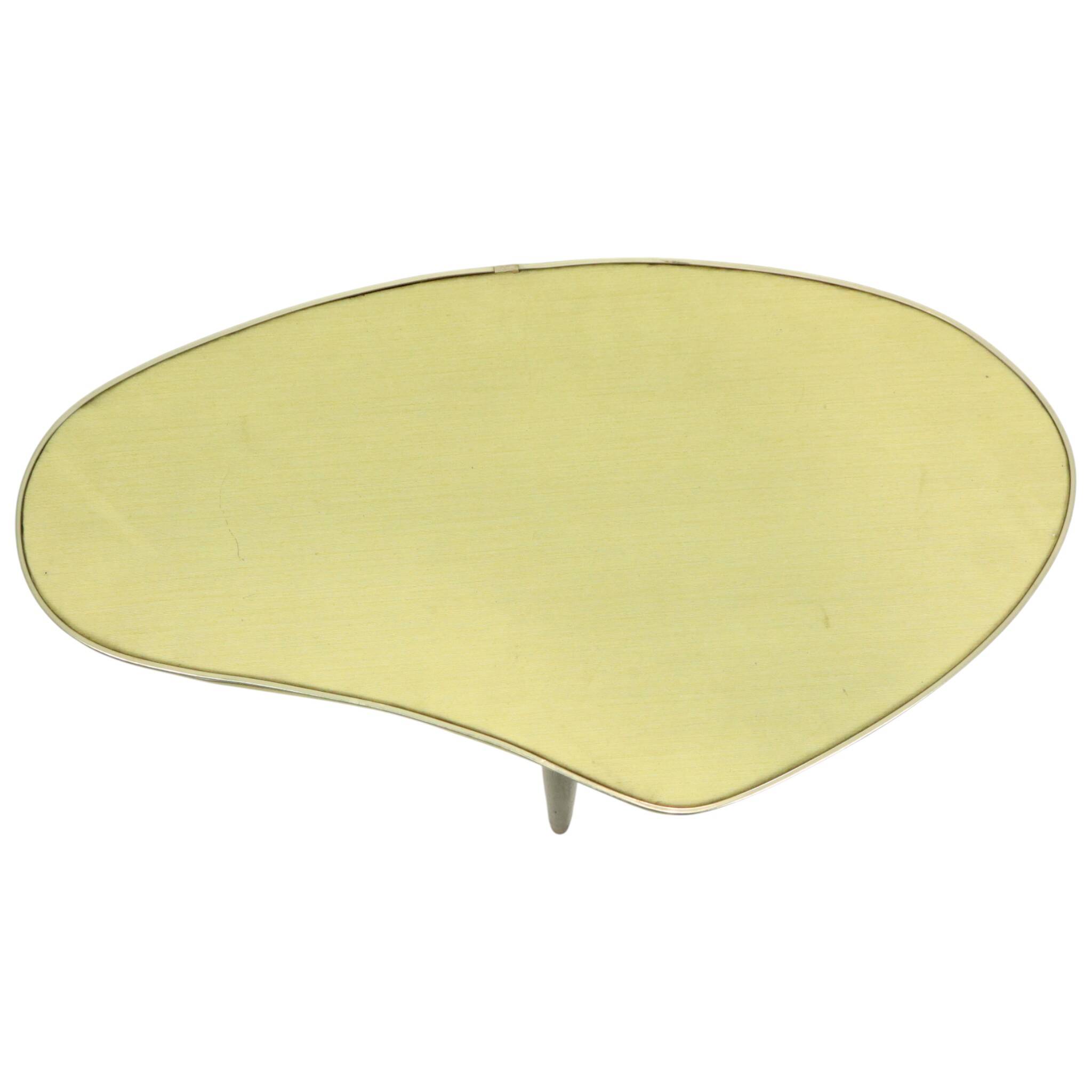 Table de plante rockabilly vintage années 1950 avec pieds coniques