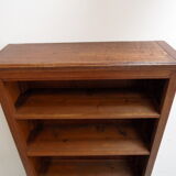 Vintage oak open bookcase