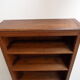 Vintage oak open bookcase