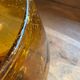 Bubble glass cup-verrerie Biot-70s