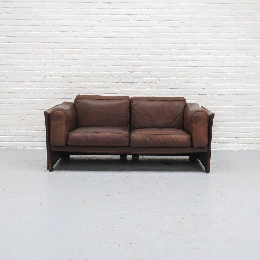 Canapé deux places Cassina 405 Duc par Mario Bellini années 1970