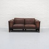 Cassina 405 Duc Two-seater Sofa by Mario Bellini 1970s