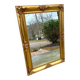 Miroir biseauté en bois doré