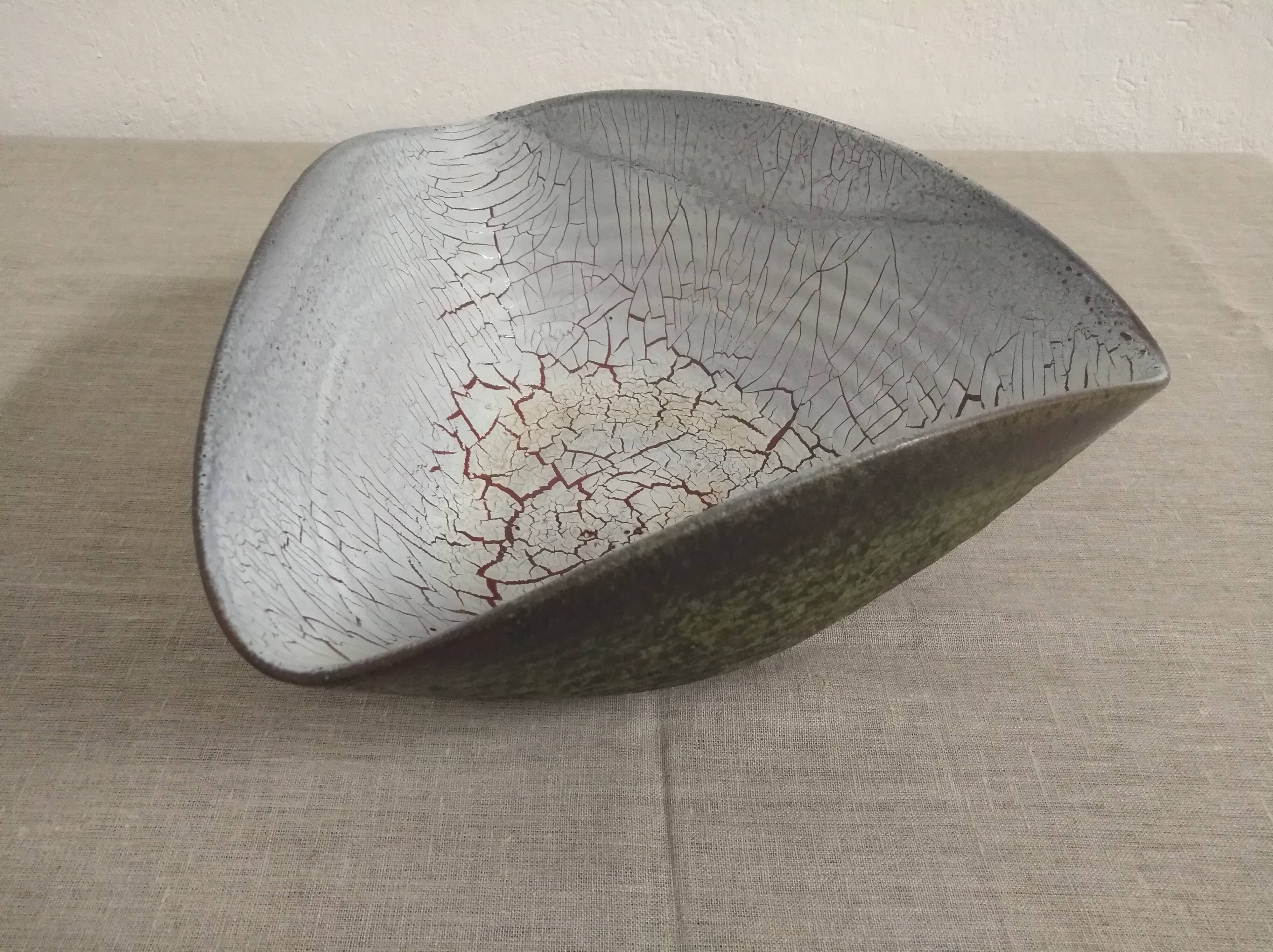 Ceramic salad bowl from the 60s and 70s