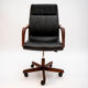 Fauteuil de bureau vintage en cuir