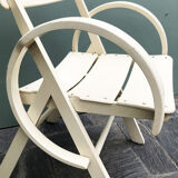 Ensemble 3 fauteuils de jardin 60