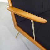 Boomerang Sofa by Hans Mitzlaff for Eugen Schmidt Soloform, Germany, 1950s