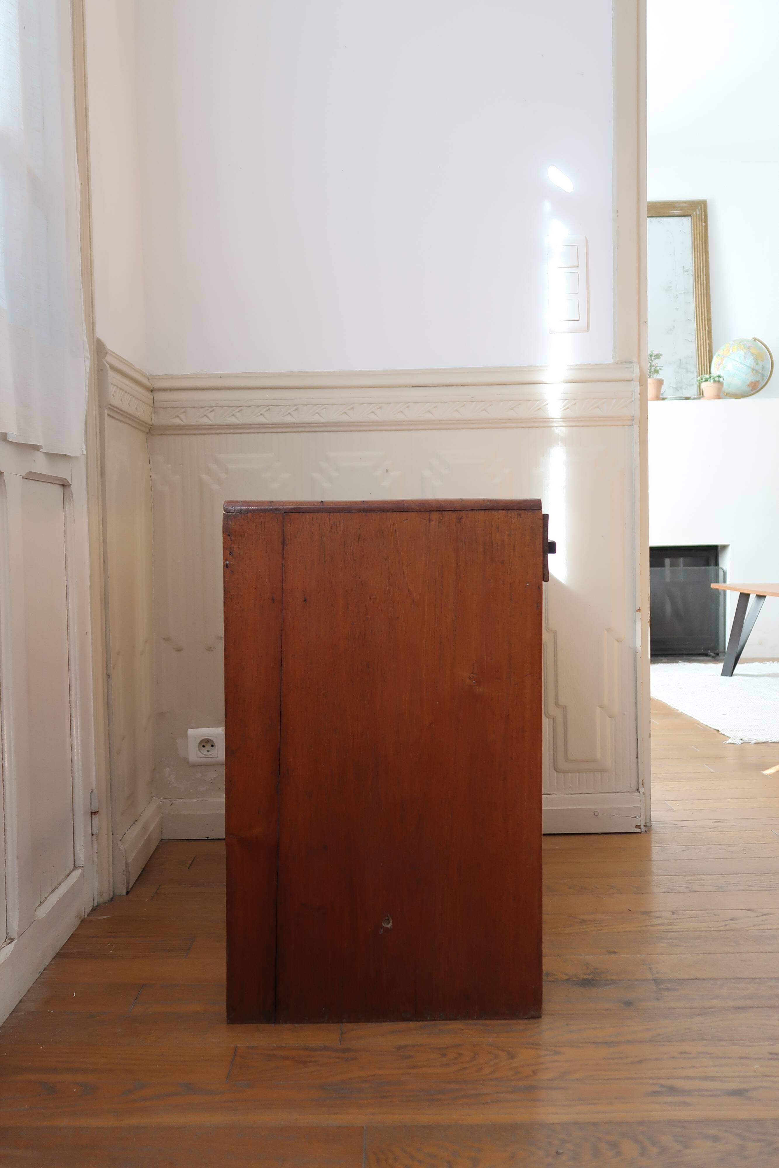 Brutalist side table console