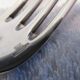 12 silver-plated table forks by Christofle Rubans