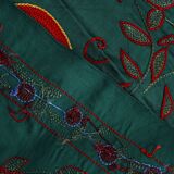 Hand-knotted rug, vintage Turkish rug 53x190 cm