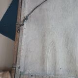 Miroir "bambou" ancien, en bois .