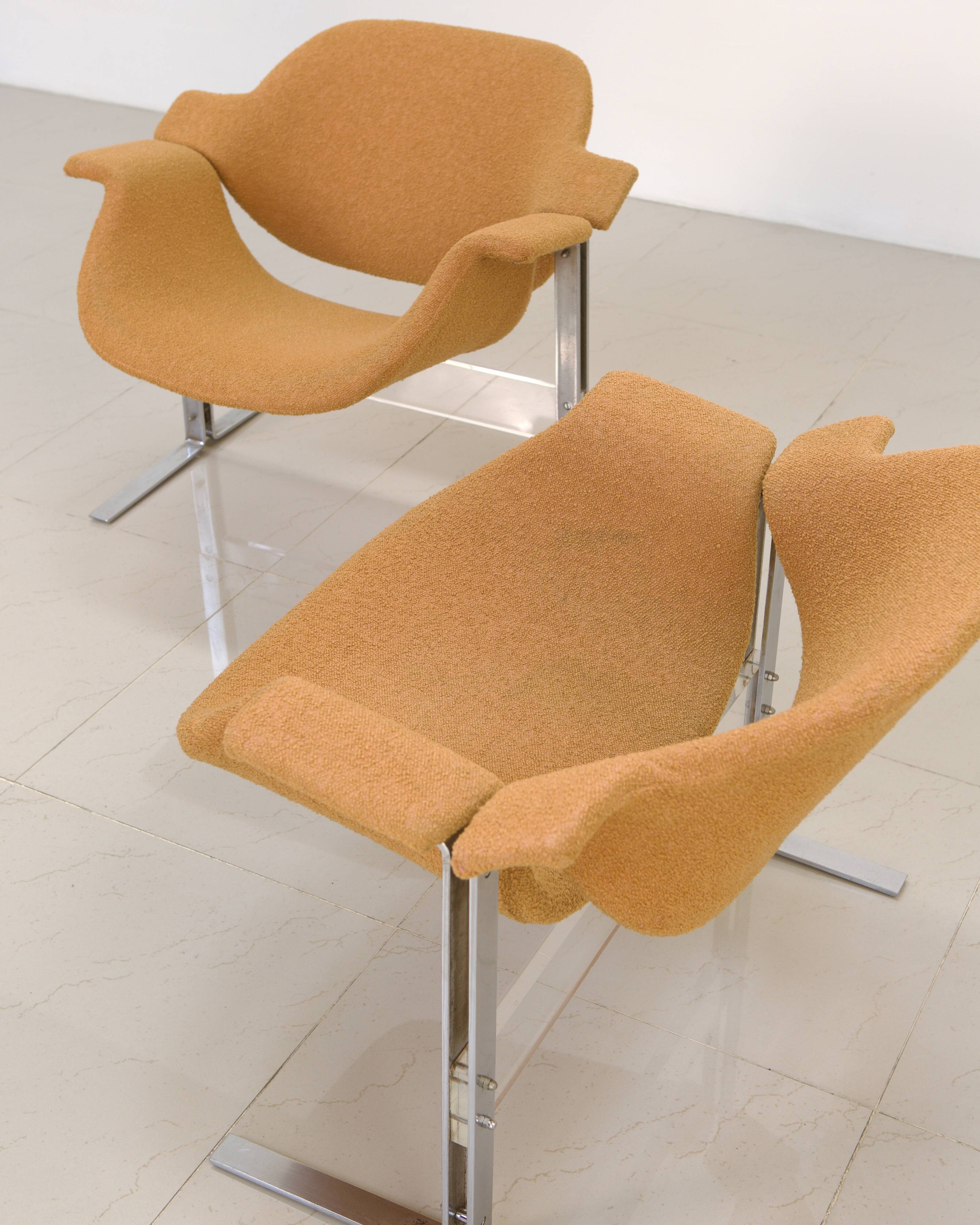 Pair of lounge chairs by Just B Meijer for Kembo 60's