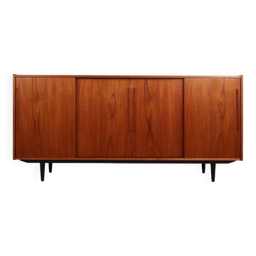 Buffet en teck, design danois, années 1970, production : Danemark