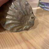 Vintage Seashell Design Brass Ashtray