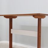 Mid century wood and formica desk 1950s, set of 2