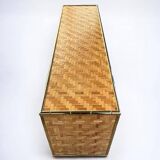 Beautiful Vintage Bamboo Sideboard in Gabriella Crespi style, Italy Circa 1970
