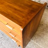 Oak chest of drawers, Scandinavian style, circa 60