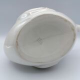 Porcelain swan pot cache