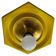Very Rare Midcentury Yellow, Wall or Ceiling Lamp, Flush Mount, Italy, 1970